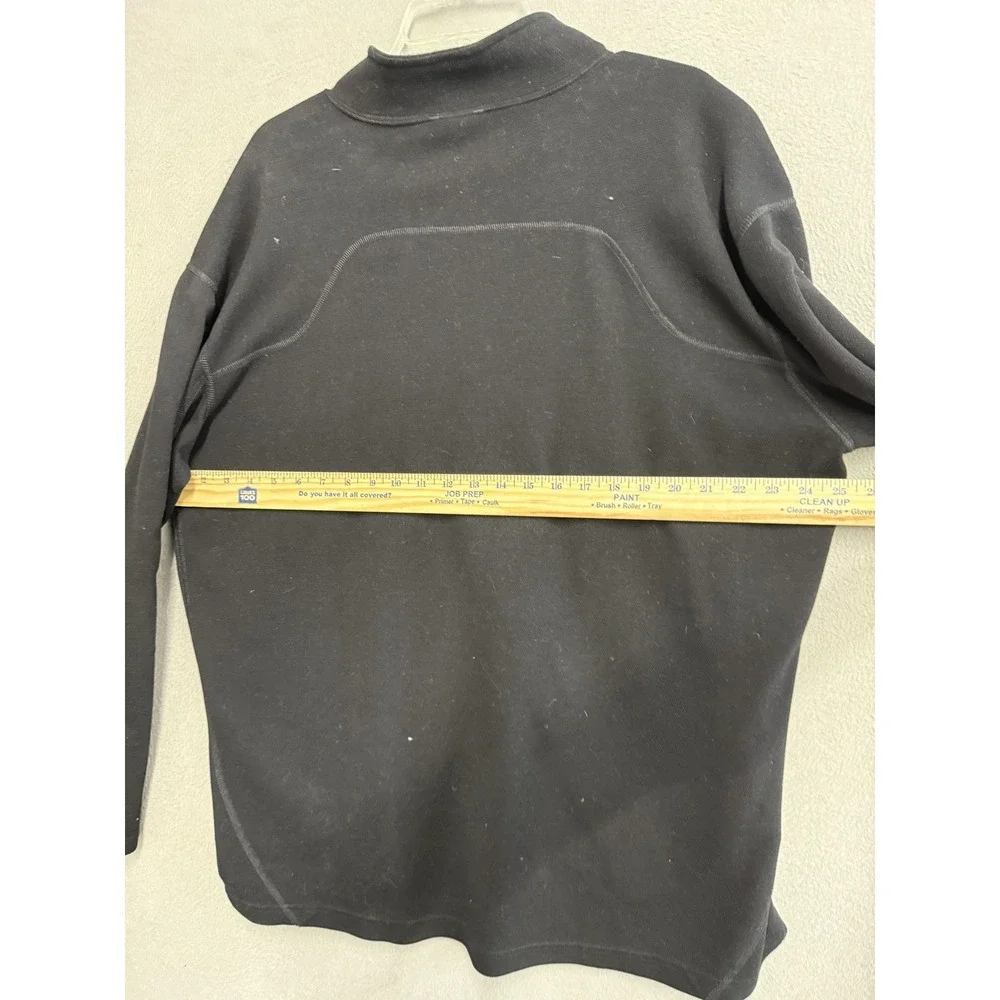 The‎ North Face Pullover Mens 2XL Black 1/4 Zip Chest Pocket Outdoor Hiking